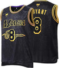 Hot Sale Men's Mamba Basketball Jersey 8# 24# All Stitched Black Retro Breathable Mesh Unisex Sports Wear